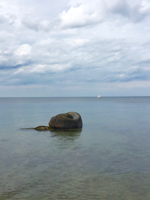 Stein in der Hohwachter Bucht - Strand Hohwacht